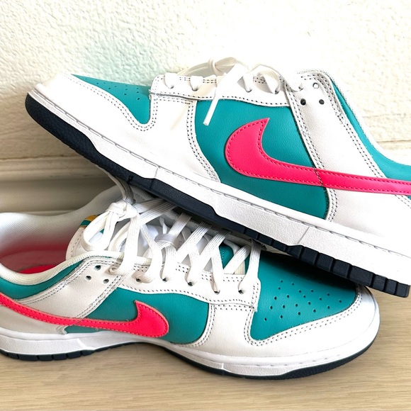 Nike Dunk Low Retro Dusty Cactus Thunder Blue HF4850-345 Men's Size 9.5 New - Picture 5 of 8